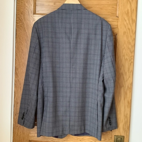 JACK VICTOR Wool Plaid Check Blazer Size 42 - Picture 8 of 16